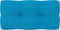 vidaXL - Palletkussen - 80x40x12 - cm - stof - blauw