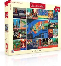 New York Puzzle Company New York Collage - 500 pieces