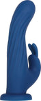 Roterende rabbitvibrator op zuignapvoet Evolved - - Blauw