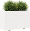 vidaXL - Plantenbak - 110x40x72,5 - cm - massief - grenenhout - wit