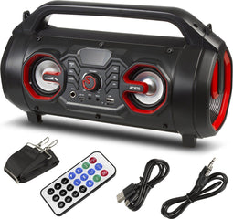 Audiocore AC875 - Draagbare Bluetooth-luidspreker Boombox 30W IPX4 Spatwaterdicht - Zwart