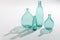 J-Line vaas Fles - glas - aqua - large - Ø 25 cm