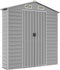 vidaXL - Tuinschuur - 191x300x198 - cm - gegalvaniseerd - staal - lichtgrijs