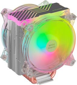Mars Gaming MCPU66 - CPU Koeler - 6 Heatpipes - TDP 220W - Geluidsniveau 9-30 dB(A)