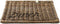 Riviera Maison Rustic Rattan Placemat Diner black set van 2
