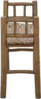 Decoratieve bank Pank - 80x30x64 - Antiek - Teak
