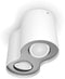 Philips Hue Pillar - Plafondlamp - 2x GU10 White ambiance - Wit