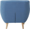 Fauteuil MOTALA Stof Blauw