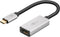 Goobay 60194 - USB-C naar HDMI adapter - 8K 30Hz 4K 120Hz - Zilver Zwart
