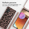 iMoshion Hoesje Geschikt voor Samsung Galaxy A32 (4G) Hoesje Met Koord - iMoshion Siliconen design hoesje met koord - Roze / Animal Pink