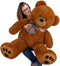 Monzana Knuffelbeer XXL – 150cm Staand Pluch - Bruin
