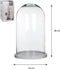 Mica Decorations Hella Glazen Stolp - H38 x Ø23 cm - Transparant, Wit