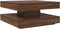 vidaXL - Salontafel - 360 - graden - draaibaar - 70x70x34,5 - cm - bruin - eikenkleur