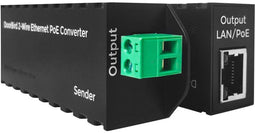 DoorBird A1071 - PoE converter - 2-draads ethernet - zwart