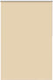 vidaXL - Rolgordijn - verduisterend - 160x230 - cm - stofbreedte - 156,6 - cm - beige