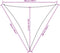 vidaXL - Zonnescherm - driehoekig - 5x5x5 - m - oxford - stof - wit