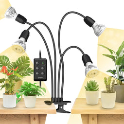 SANSI C23ZW018-T0040A27 - Led-plantenlamp - Volledig spectrum 40 W - Zwart met Timer