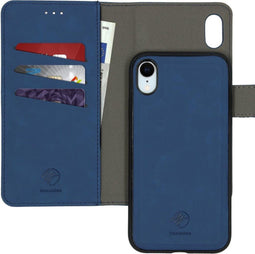 iMoshion Hoesje Geschikt voor iPhone Xr Hoesje Met Pasjeshouder - iMoshion Uitneembare 2-in-1 Luxe Bookcase - Donkerblauw