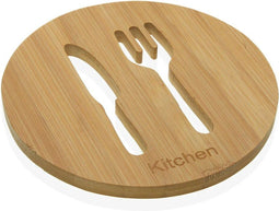 Placemat Versa Keramisch Bamboe (17,5 x 1 x 17,5 cm)