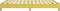vidaXL - Bedframe - zonder - matras - 140x190 - cm - stof - groen