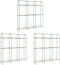 vidaXL - Plantenklimrekken - 3 - st - U-frame - staal