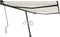 vidaXL - Luifel - vrijstaand - handmatig - uittrekbaar - 450x350 - cm - crèmekleurig