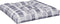 vidaXL - Palletkussens - 2 - st - ruitpatroon - stof - grijs