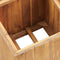 vidaXL - Plantenbak - verhoogd - 43,5x43,5x44 - cm - massief - acaciahout