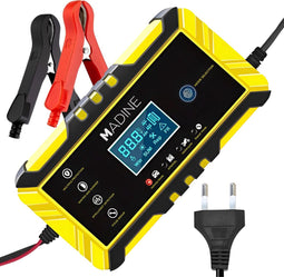 Madine DP150 - Professionele Acculader - 12/24V 4/6/8A - LCD-scherm - Reparatiemodus - Compact Design