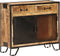 vidaXL - Dressoir - 80x31x71 - cm - massief - ruw - mangohout