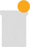 Nobo - T-planbordkaarten index 2 | ft 85 x 60 mm | oranje
