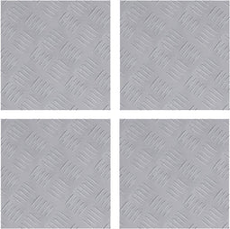 vidaXL - Aluminium - Antislipplaten - 4 - stuks - 30x30 - cm