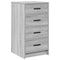 vidaXL - Dressoir - Grijs - Sonoma - 40x41x75 - cm - Engineered - Hout