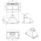 Beko HNU51311S - Inbouwunit afzuigkap - LED - Zilver