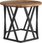 vidaXL - Nesting - Bijzettafels - (Set - van - 2) - - - Rustieke - Houtlook, - Gemaakt - van - Samengesteld - Hout