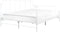 MAURESSAC - Tweepersoonsbed - Wit - 140 x 200 cm - Metaal