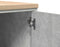 vidaXL - Garagekast - 30x51x85 - cm - massief - grenenhout - betongrijs
