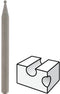 Dremel 106 - Graveerfrees 1,6 mm - Schachtdiameter 3,2 mm - Maximum 35.000 t/min