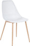 Set van 4 eetkamerstoelen HAZELTON Wit