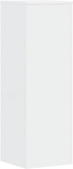 vidaXL - Plantenstandaard - 33x33x100 - cm - bewerkt - hout - wit