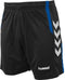 hummel Aarhus Shorts - Sportbroek Kids - Sneldrogend - Zwart/Blauw