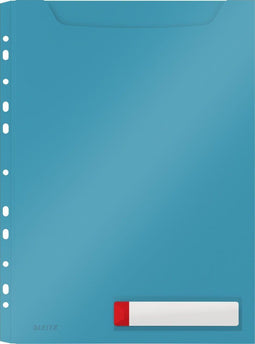 Leitz Cosy Harmonica 3 Insteekhoezen - Insteekmap Voor A4 Documenten - Sereen Blauw