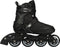 Nijdam Gear Up - Inlineskates - Semi-softboot - Zwart - Maat 40