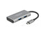 Delock 63261 - USB-hub - 3x USB 3.2 Type-A en 1x USB 3.2 Type-C - Grijs