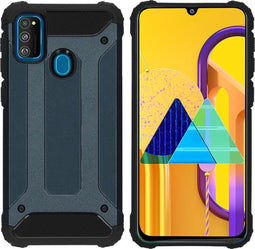 Rugged Xtreme Backcover voor de Samsung Galaxy M30s / M21 - Donkerblauw
