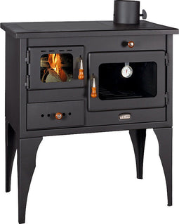 Houtkachel - 75x45x80cm - 10,1kW - Ø 130mm