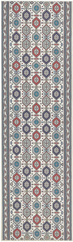 HACILAR - Loper tapijt - Meerkleurig - 60 x 200 cm - Polyester