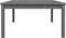vidaXL Tuintafel 121x82,5x45 cm massief grenenhout grijs