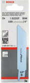 Bosch S 522 EF - Reciprozaagblad - Voor dun staal 1,5-4 mm - 100 mm lengte