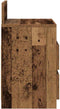 vidaXL - Nachtkastje - met - 2 - lades - 40x33x60 - cm - oud - houtkleurig